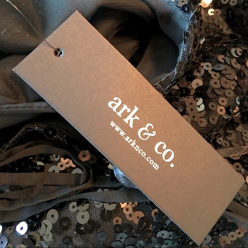 Ark & Co Original Nasty Gal Black Sequin Top - Picture 8 of 8